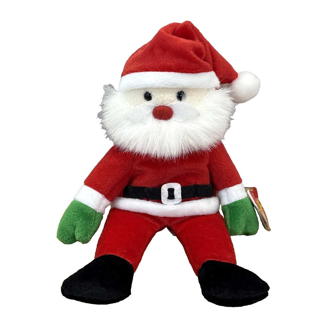 Ty Beanie Baby SANTA the Santa Claus 1998 Christmas Birthday December‎ 6 Retired